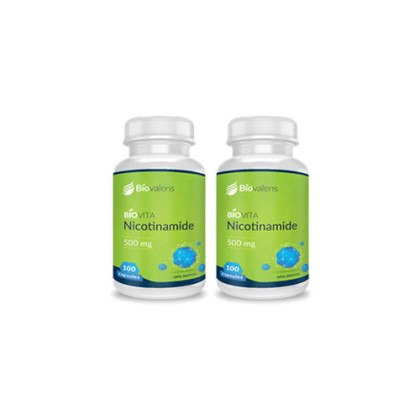 2 x NICOTINAMIDE. ECONO PACK (200 capsules) 2 x NICOTINAMIDE. ECONO PACK (200 capsules)
