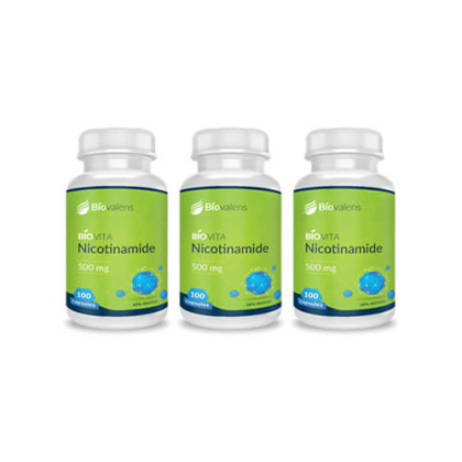 3 x NICOTINAMIDE. ECONO PACK (300 capsules) 3 x NICOTINAMIDE. ECONO PACK (300 capsules)